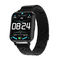 Smart Watch Digital di Rate Men del cuore del metallo e del silicone bianco nero ' dell'orologio di S nuovo di pressione sanguigna di sport astuto dell'ossigeno DTX