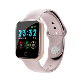 Il materiale e Bluetooth del silicone caratterizzano lo Smart Watch i5 con l'oro di Rosa del touch screen