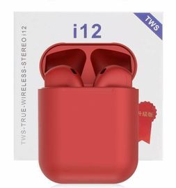 Apple rosso Earbuds senza fili compatibile, cuffie leggere gradisce Airpods