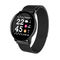 Grande touch screen rotondo Smartwatch, Smart Watch d'acciaio di pressione sanguigna dell'inseguitore di forma fisica della cinghia